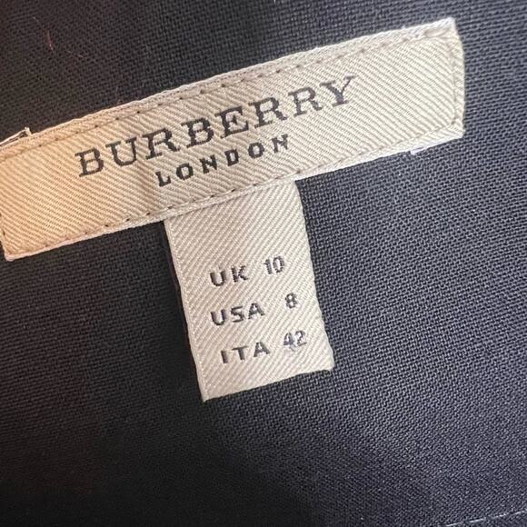 Burberry black pencil skirt Sz 8 - Picture 3 of 5